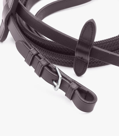 Premier Equine Stefano Rubber Reins - N P Equestrian & Pet Supplies Ltd 