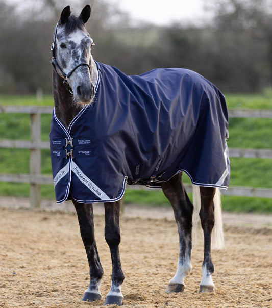 Premier Equine Stratus 600D Series 0g Original Turnout Rug - Navy