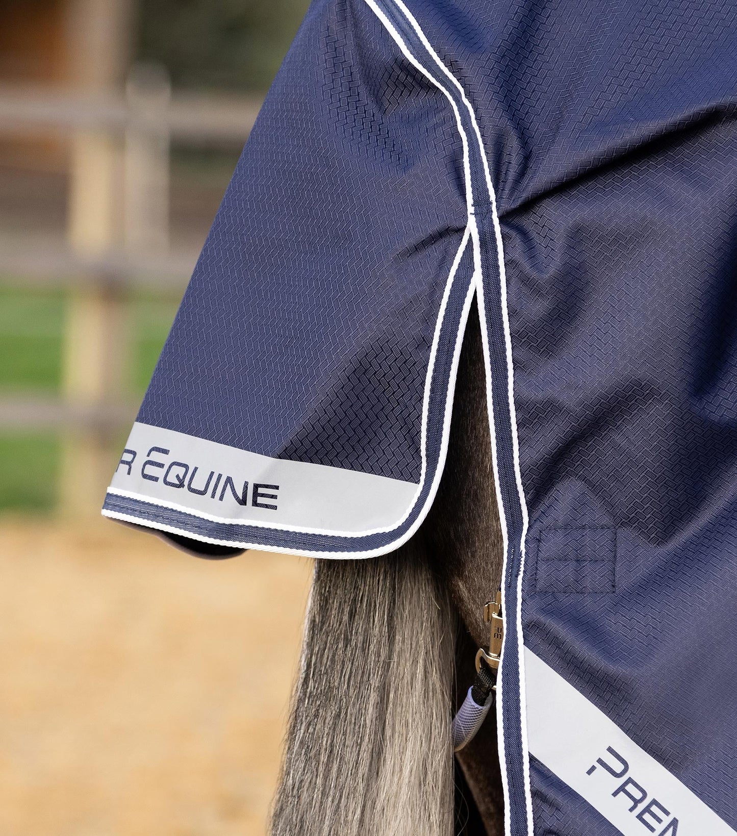 Premier Equine Stratus 600D Series 0g Original Turnout Rug - Navy