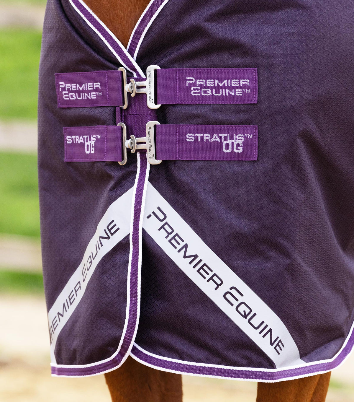 Premier Equine Stratus 600D Series 0g Original Turnout Rug - Purple