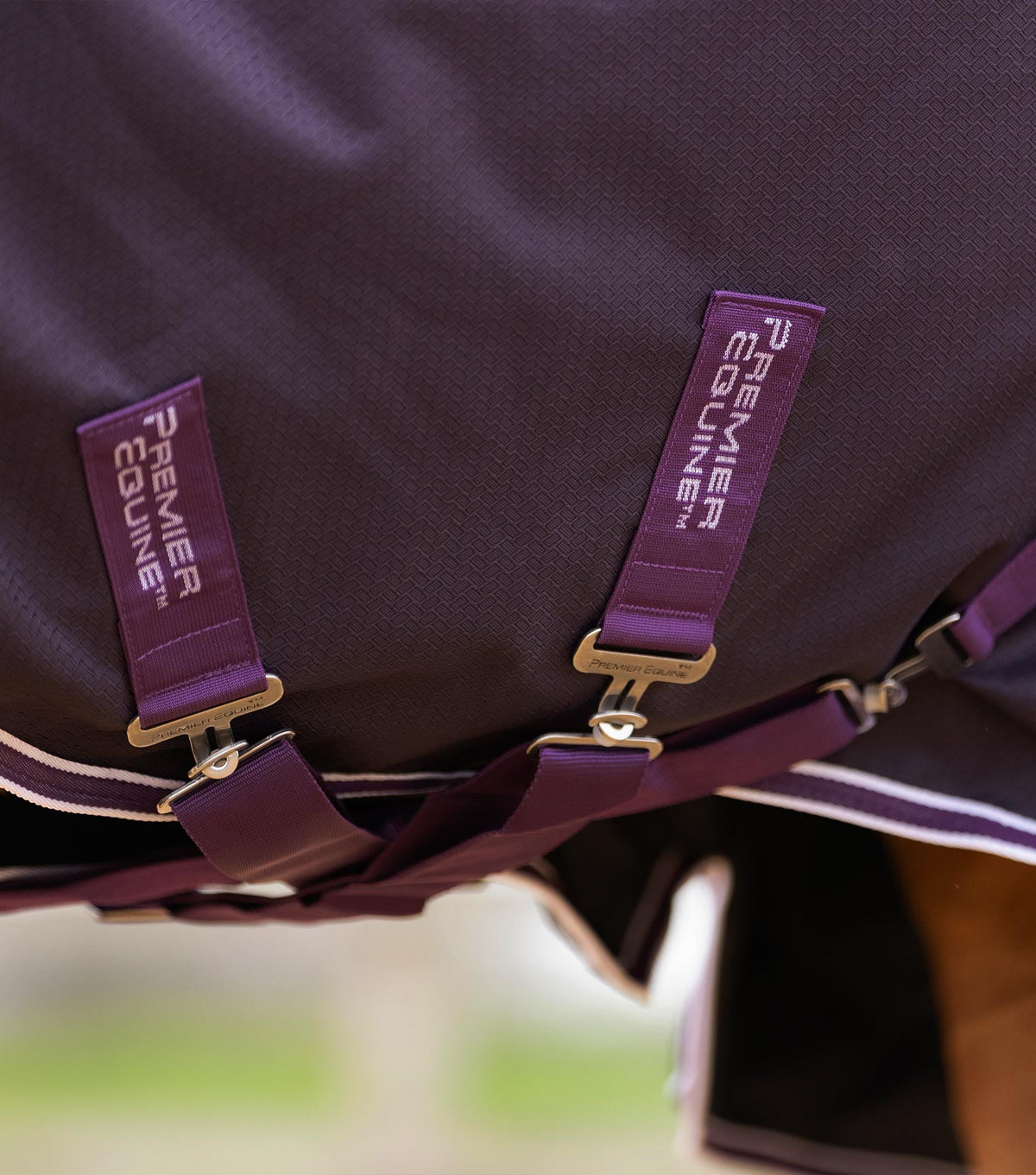 Premier Equine Stratus 600D Series 0g Original Turnout Rug - Purple
