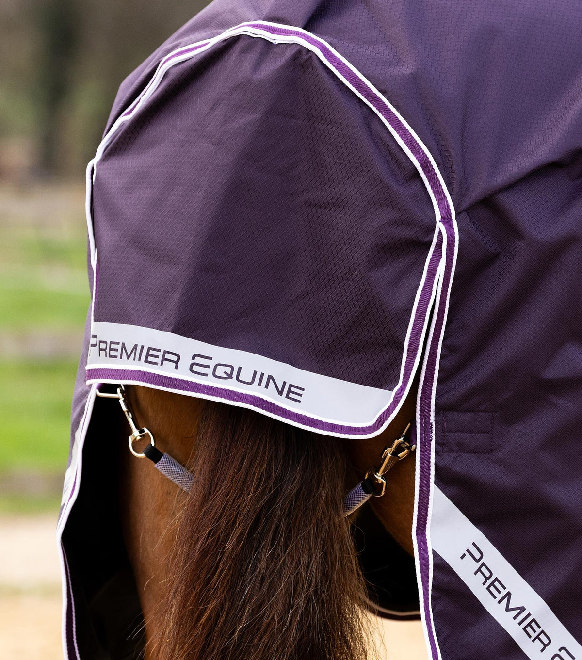Premier Equine Stratus 600D Series 0g Original Turnout Rug - Purple