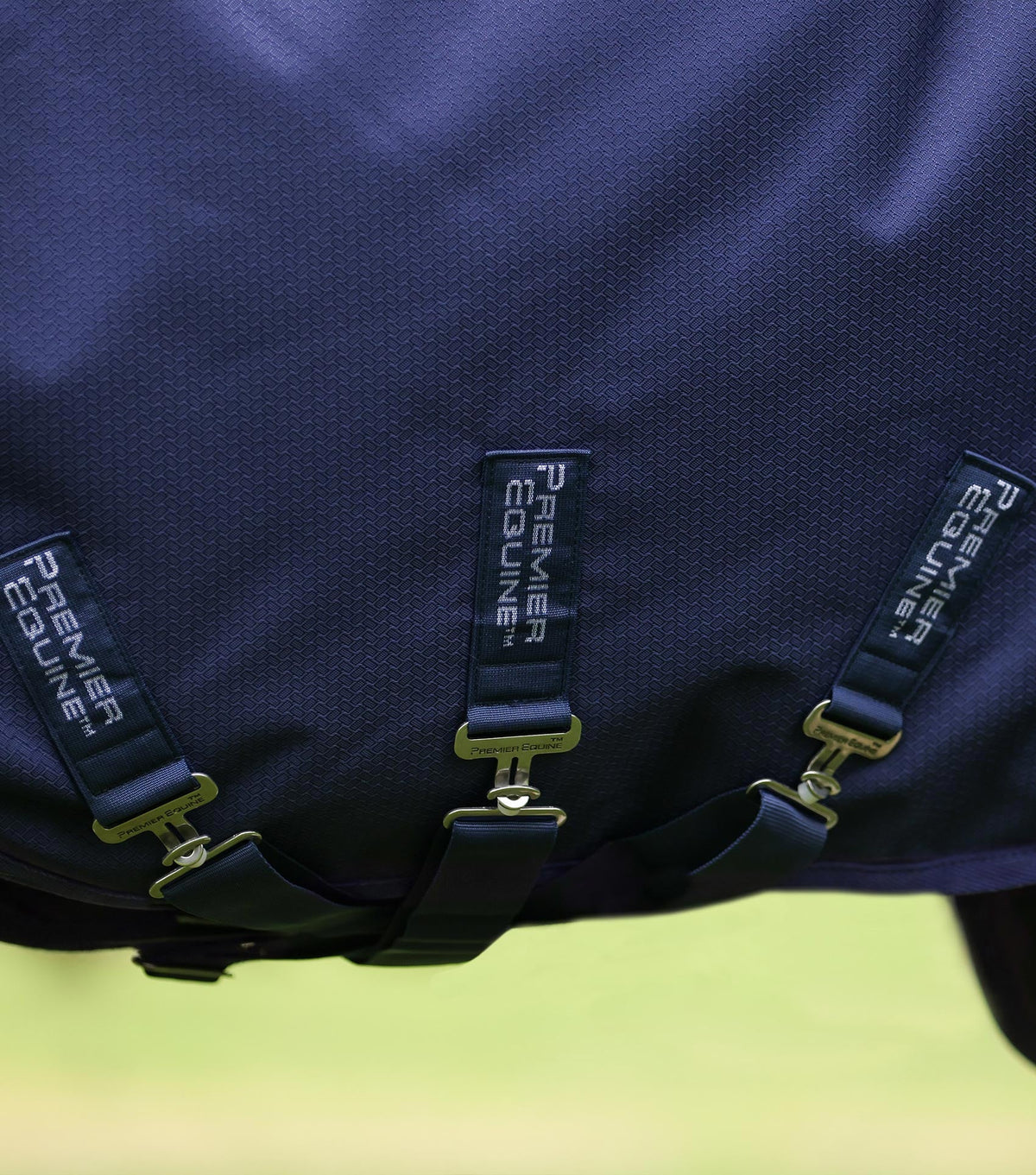 Premier Equine Stratus 600D Series 100g Turnout Rug with Neck Cover - Navy