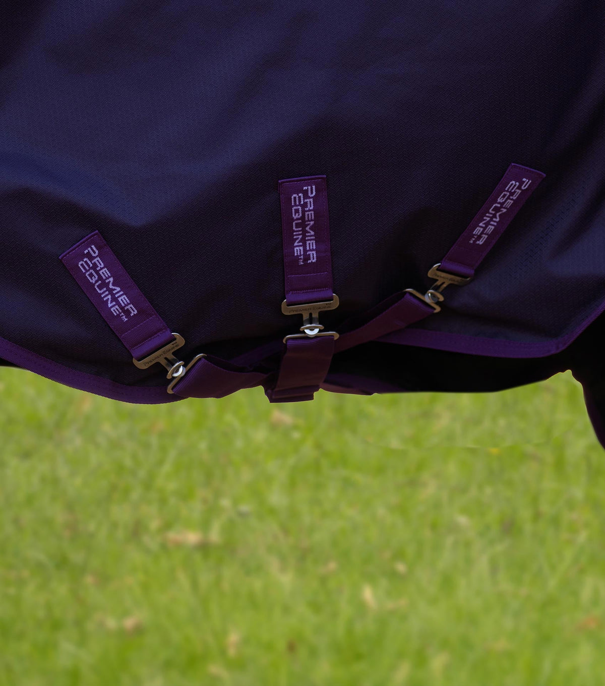 Premier Equine Stratus 600D Series 0g Turnout Rug with Classic Neck Cover - Purple