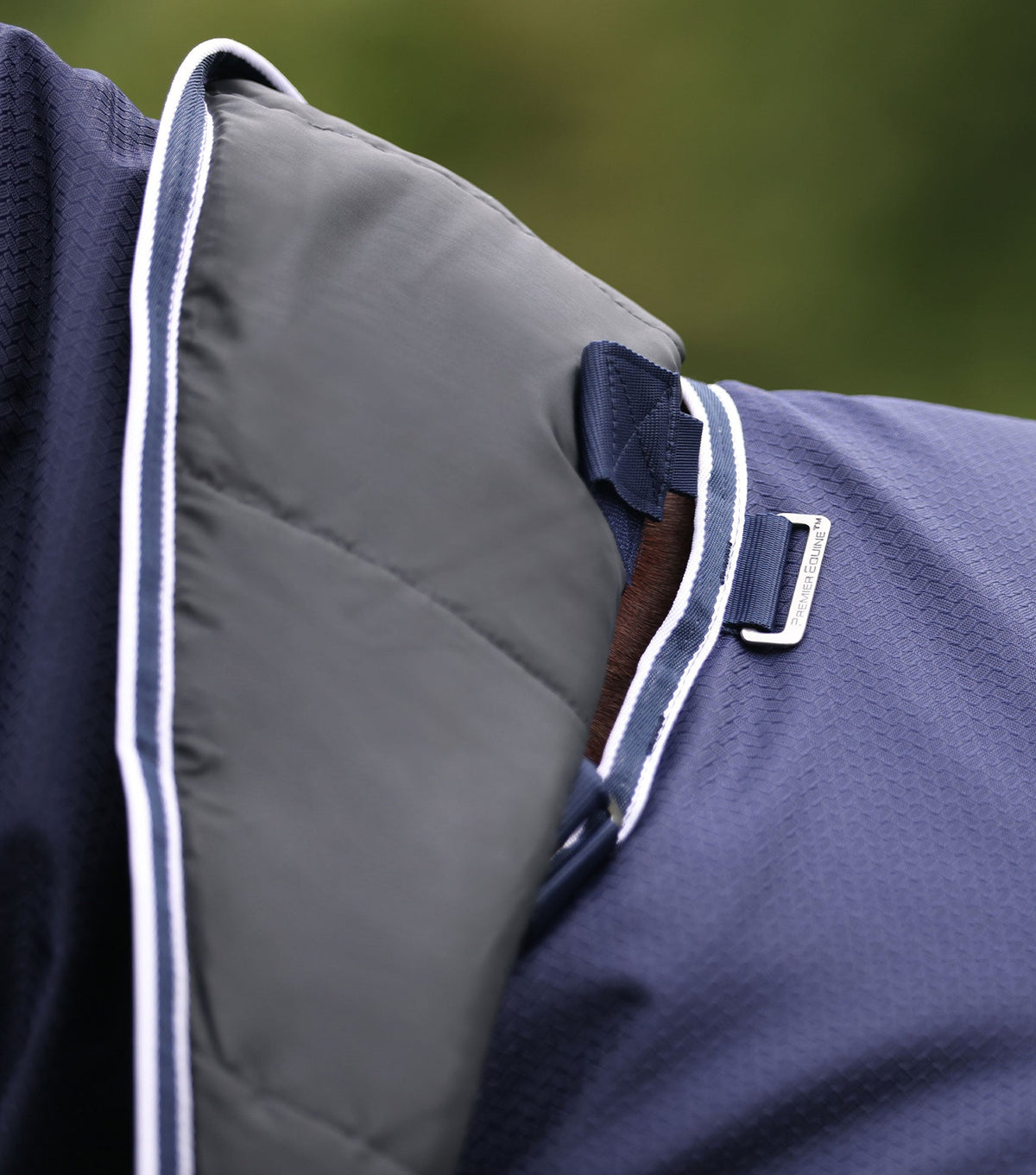 Premier Equine Stratus 600D Series 200g Turnout Rug with Classic Neck Cover - Navy