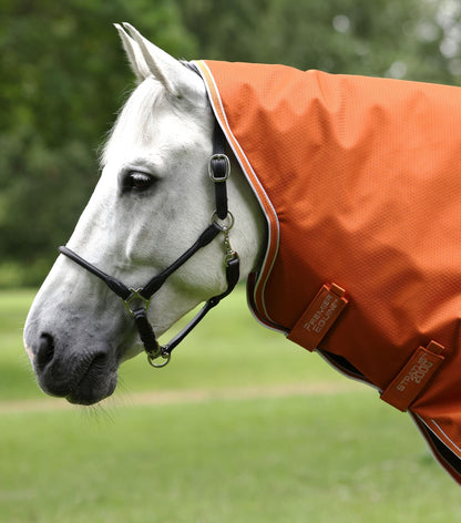 Premier Equine Stratus 600D Series 200g Turnout Rug with Classic Neck Cover - Orange