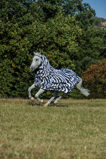 Bucas Zebra Sweet-Itch Full Neck Fly Rug