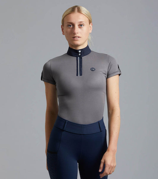 Premier Equine Amia Ladies Technical Short Sleeve Riding Top - N P Equestrian & Pet Supplies Ltd 