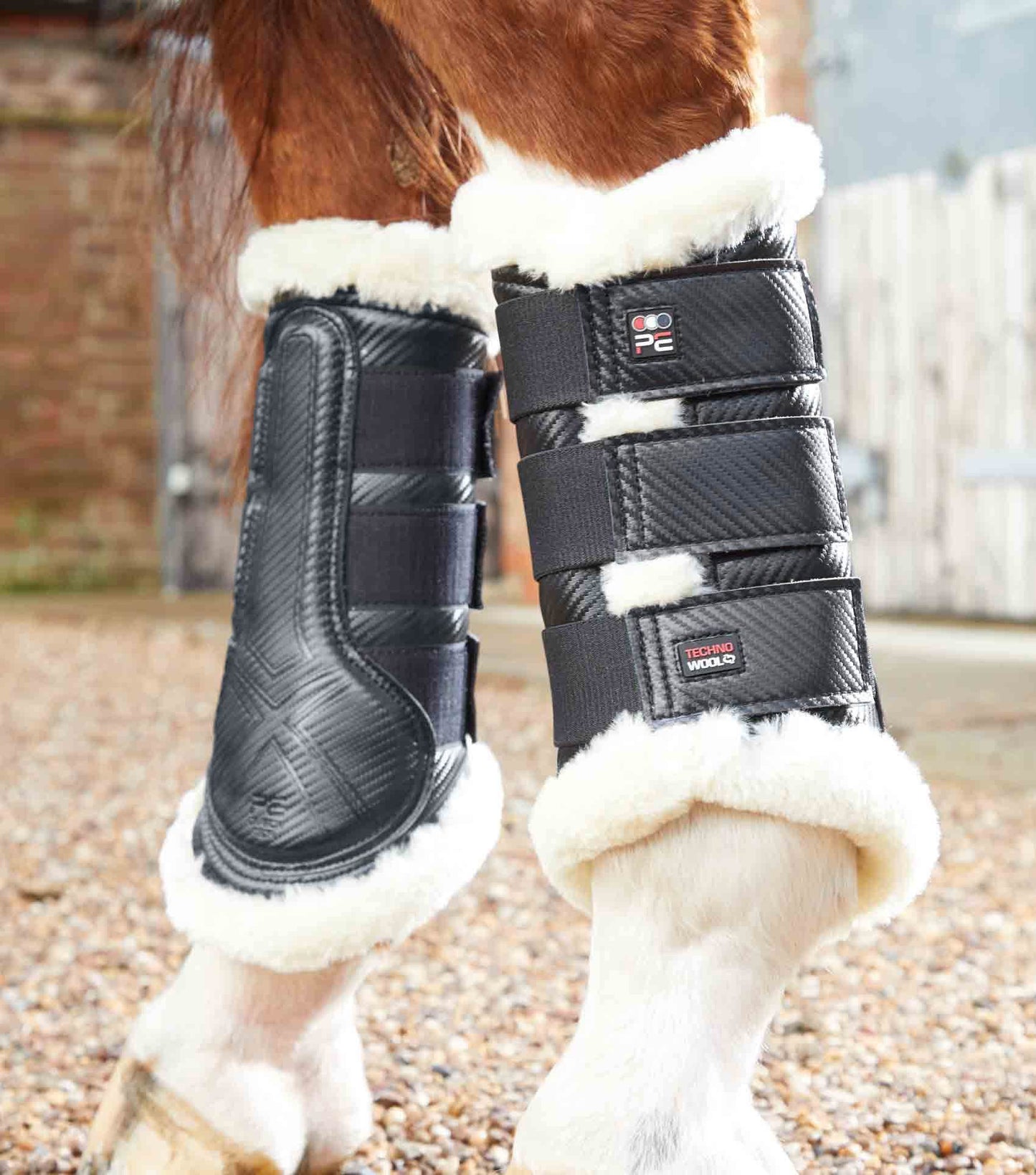 Premier Equine Techno Wool Brushing Boots - N P Equestrian & Pet Supplies Ltd 