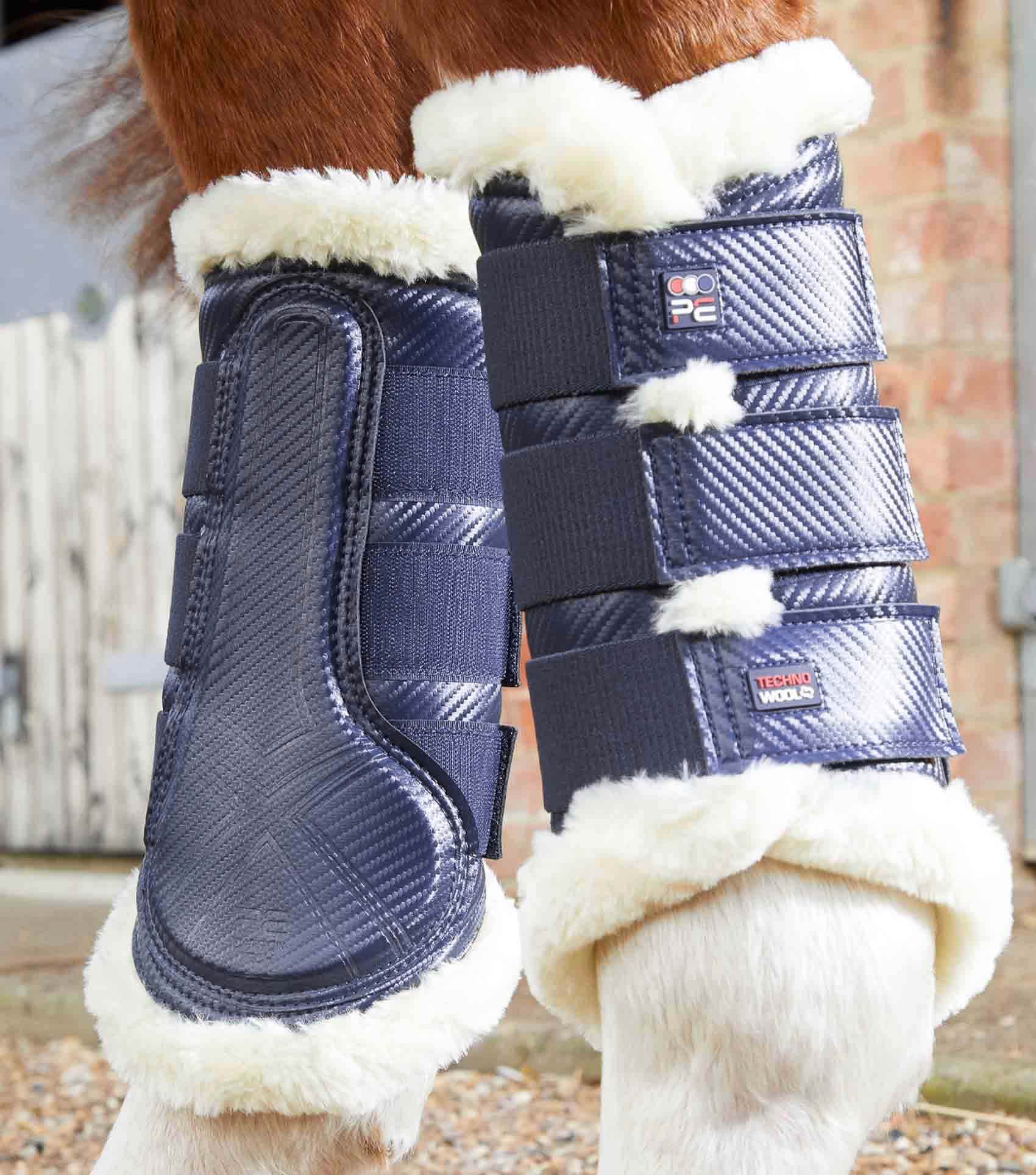 Premier Equine Techno Wool Brushing Boots - N P Equestrian & Pet Supplies Ltd 