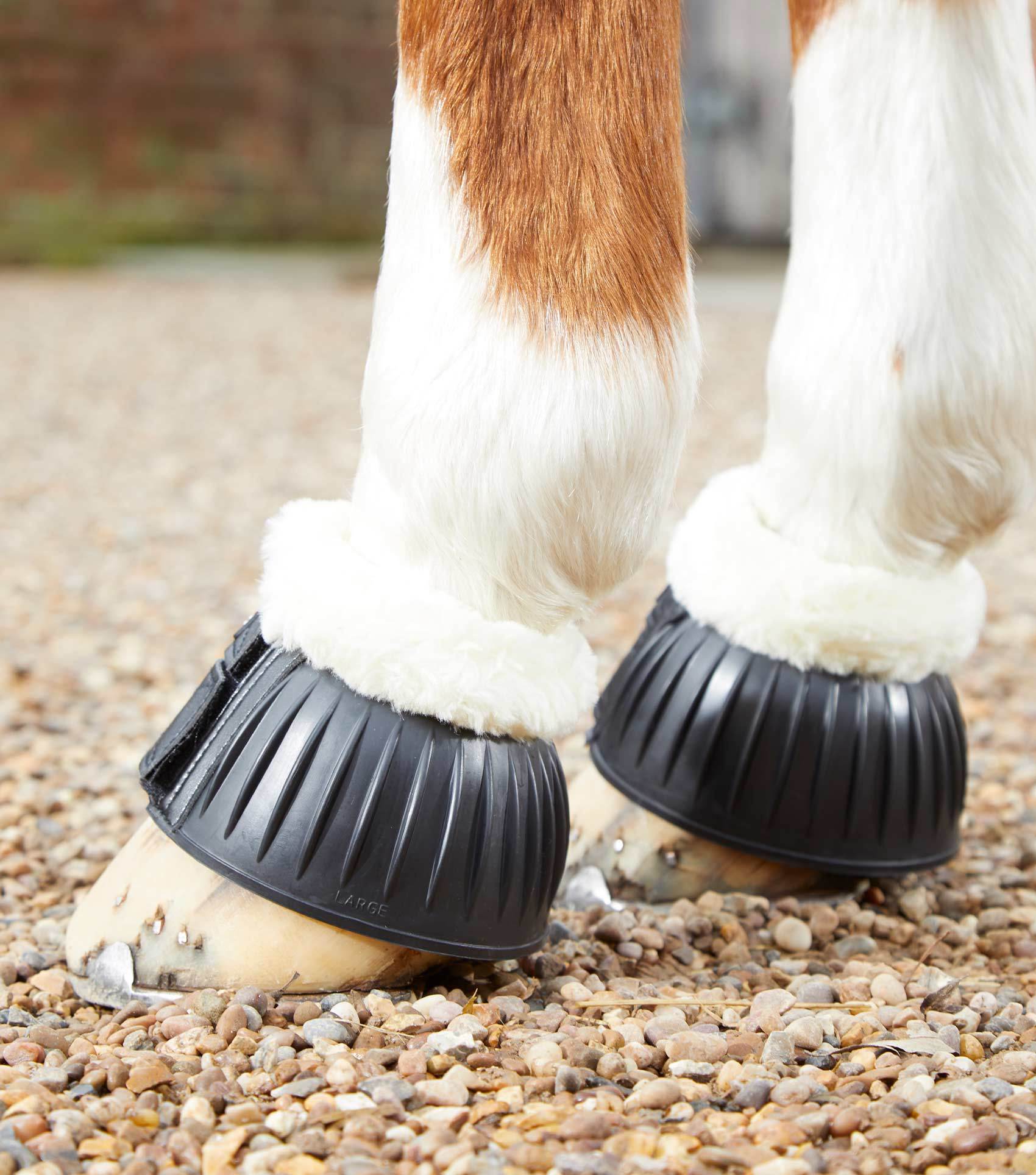 Premier Equine Techno Wool Rubber Bell Over Reach Boots - N P Equestrian & Pet Supplies Ltd 