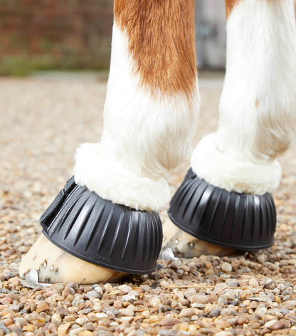 Premier Equine Techno Wool Rubber Bell Over Reach Boots - N P Equestrian & Pet Supplies Ltd 