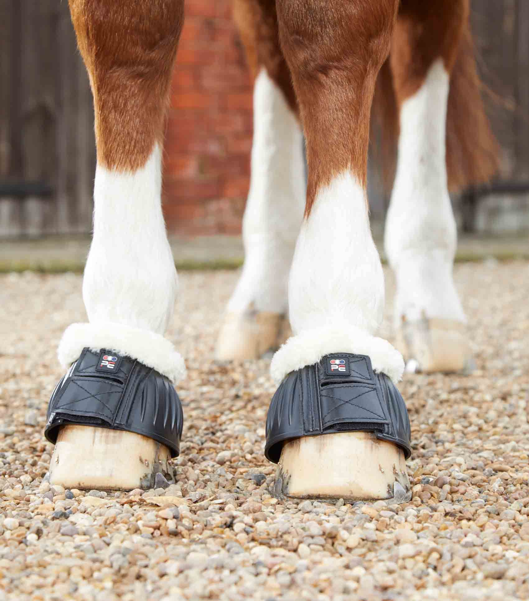 Premier Equine Techno Wool Rubber Bell Over Reach Boots - N P Equestrian & Pet Supplies Ltd 