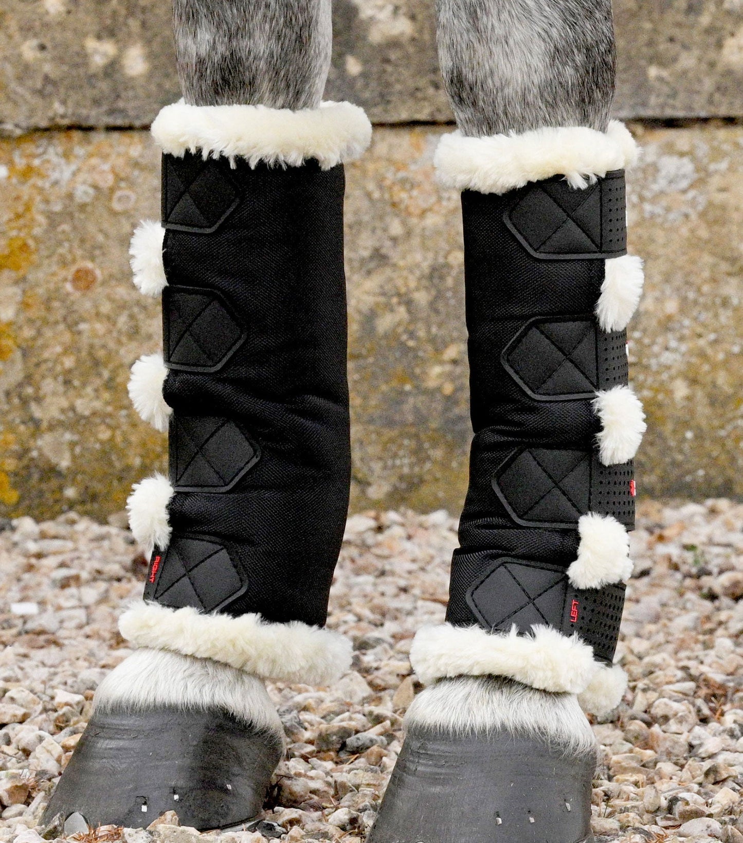 Premier Equine Techno Wool Travel Boots - Black