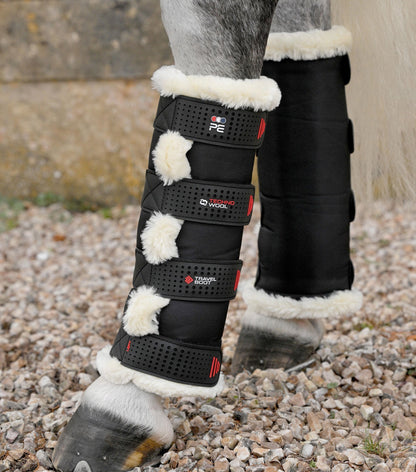 Premier Equine Techno Wool Travel Boots - Black