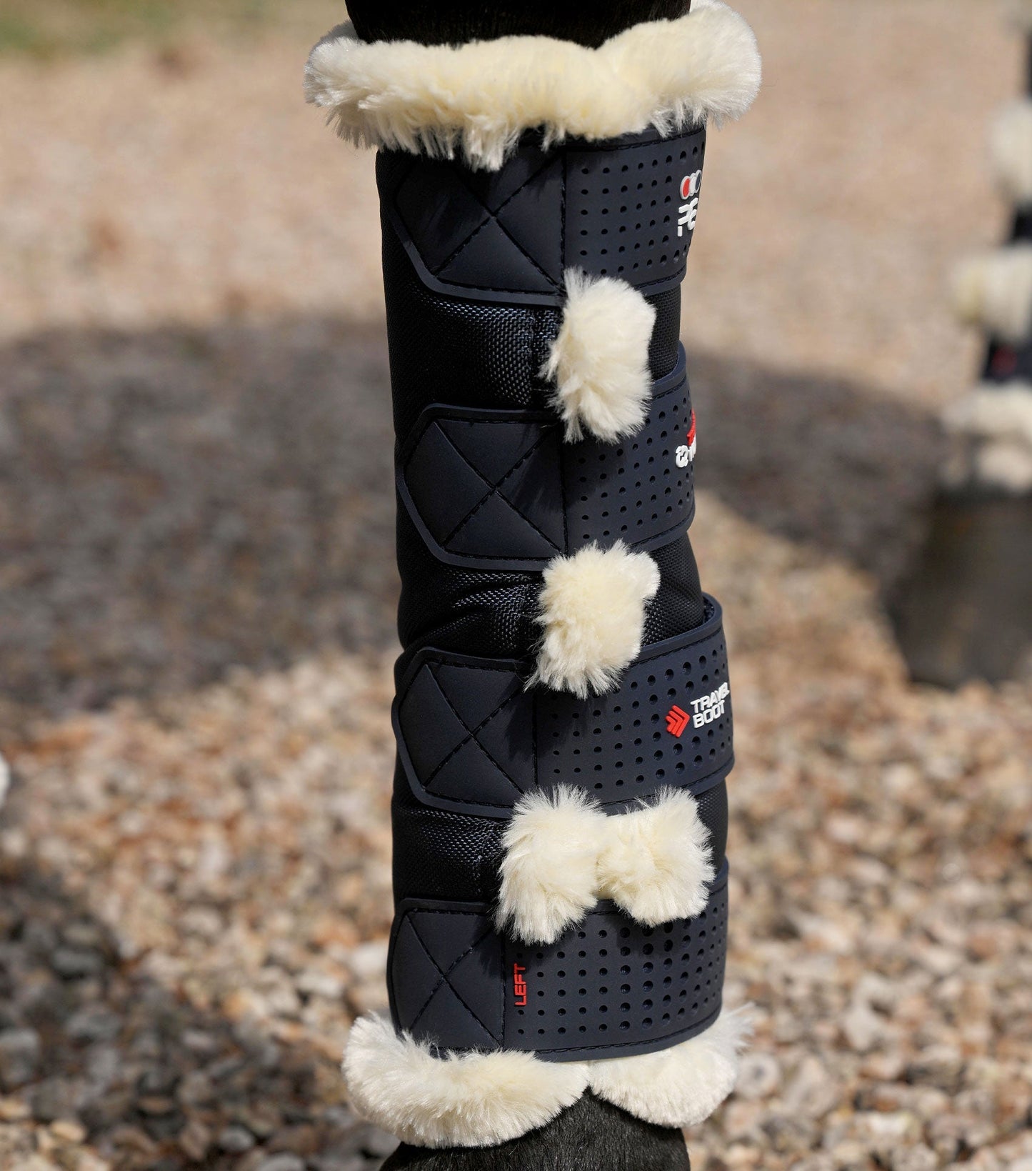Premier Equine Techno Wool Travel Boots - Navy