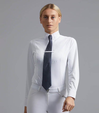 Premier Equine Tessa Ladies Long Sleeve Tie Shirt - N P Equestrian & Pet Supplies Ltd 
