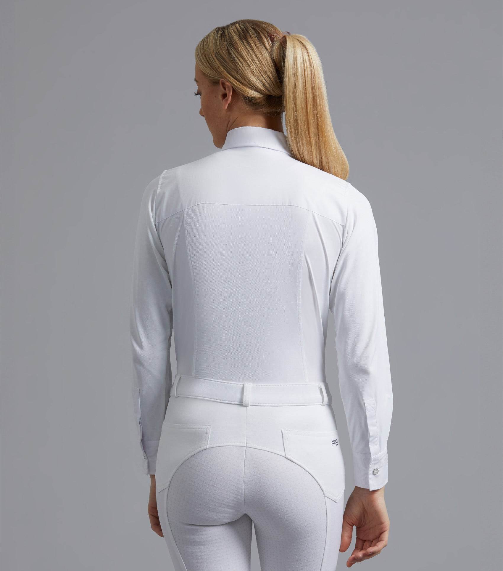 Premier Equine Tessa Ladies Long Sleeve Tie Shirt - N P Equestrian & Pet Supplies Ltd 
