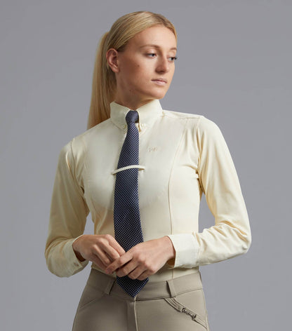 Premier Equine Tessa Ladies Long Sleeve Tie Shirt - N P Equestrian & Pet Supplies Ltd 