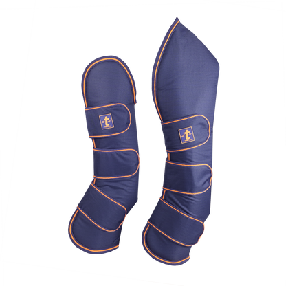 Bucas Therapy Travel Boots - Navy/Orange