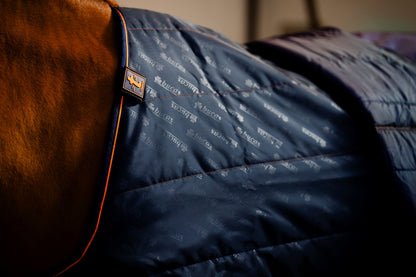 Bucas Therapy 150g Rug Liner - Navy/Orange