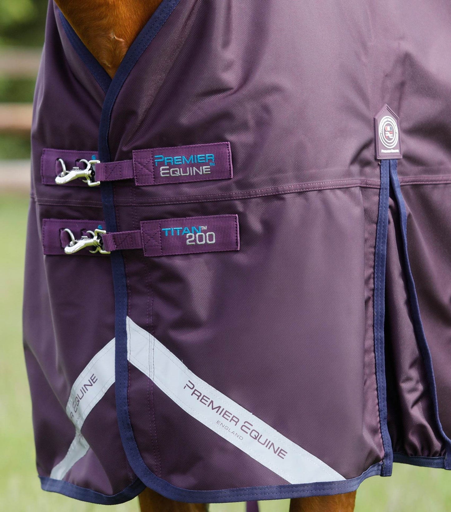 Premier Equine Titan 200g Original Turnout Rug Purple - N P Equestrian & Pet Supplies Ltd 
