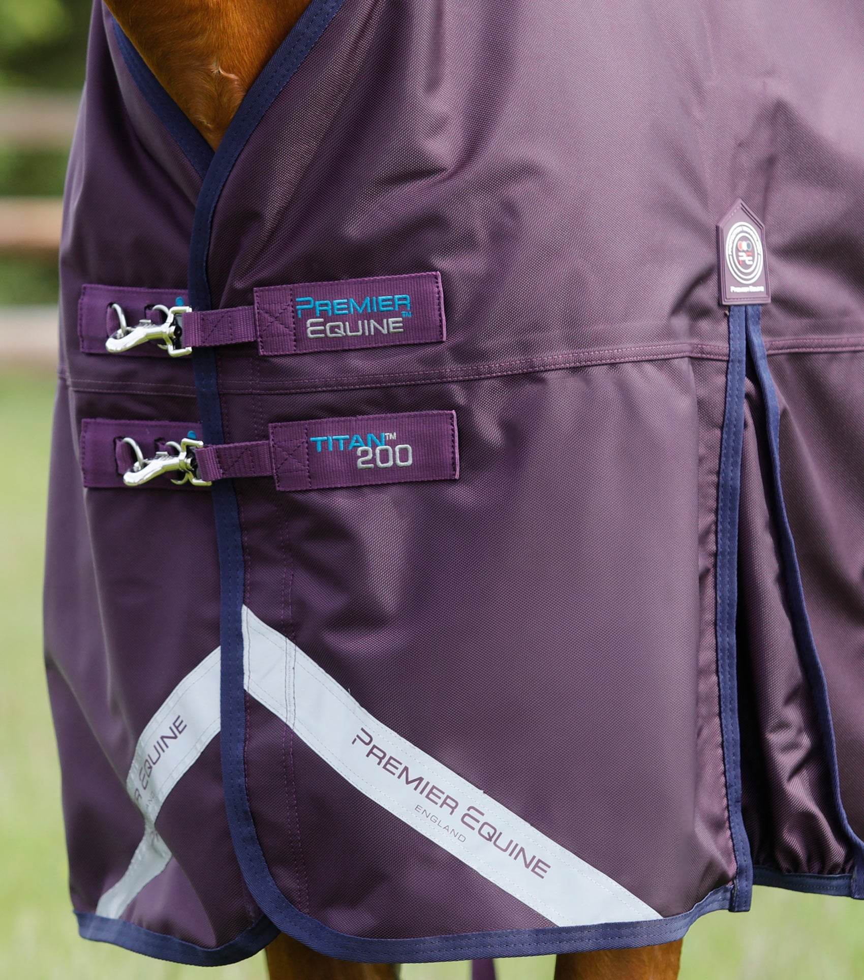 Premier Equine Titan 200g Original Turnout Rug Purple - N P Equestrian & Pet Supplies Ltd 
