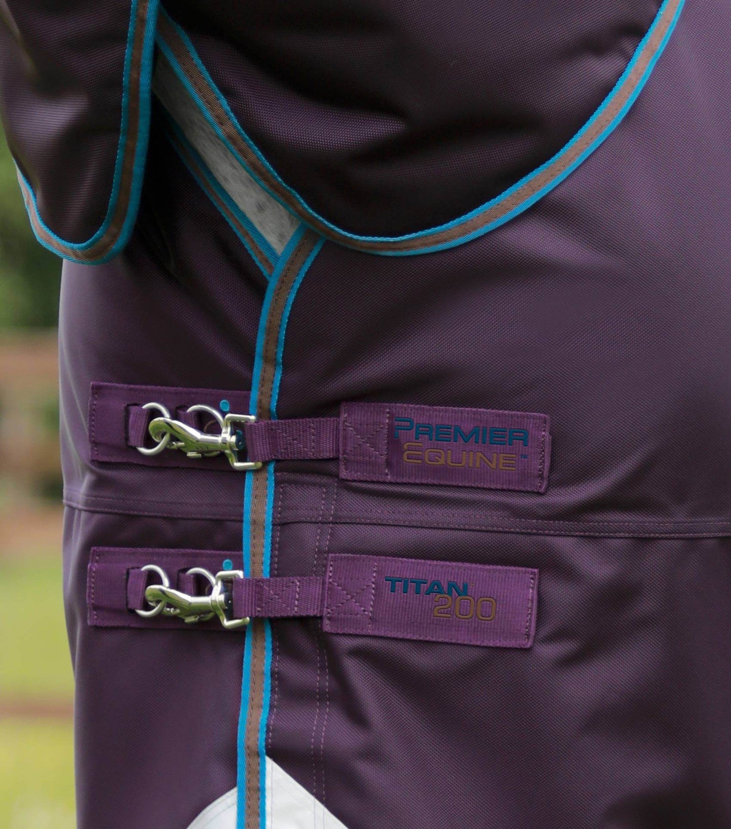 Premier Equine Titan 200g Turnout Rug with Snug-Fit Neck Cover - N P Equestrian & Pet Supplies Ltd 