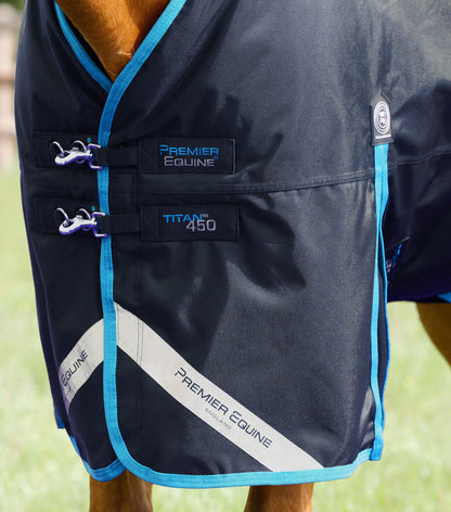 Premier Equine Titan 450g Original Turnout Rug Navy