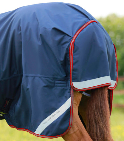 Premier Equine Titan 450g Turnout Rug with Snug-Fit Neck Cover Navy - N P Equestrian & Pet Supplies Ltd 