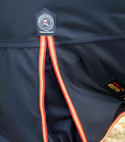 Premier Equine Titan Storm 450g Combo Turnout Rug with Snug-Fit Neck Black