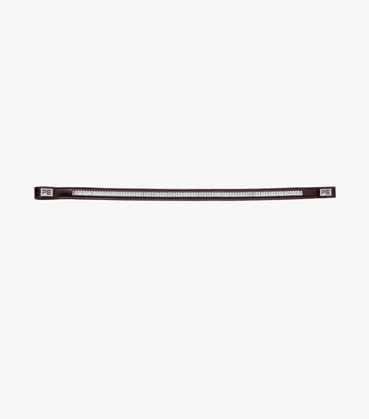 Premier Equine Trovare Crystal Browband Brown - N P Equestrian & Pet Supplies Ltd 