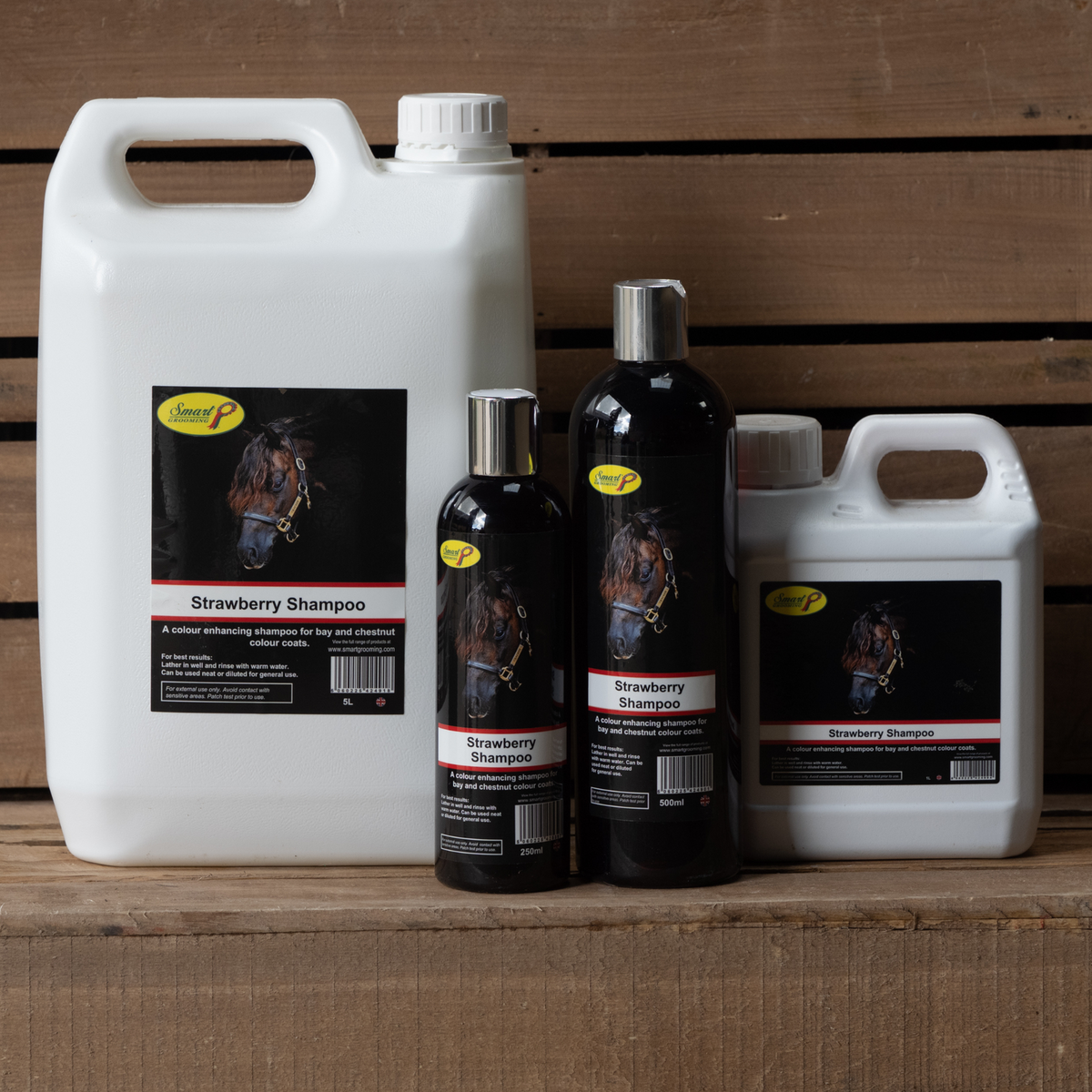 Smart Grooming Strawberry Red Shampoo - N P Equestrian & Pet Supplies Ltd 