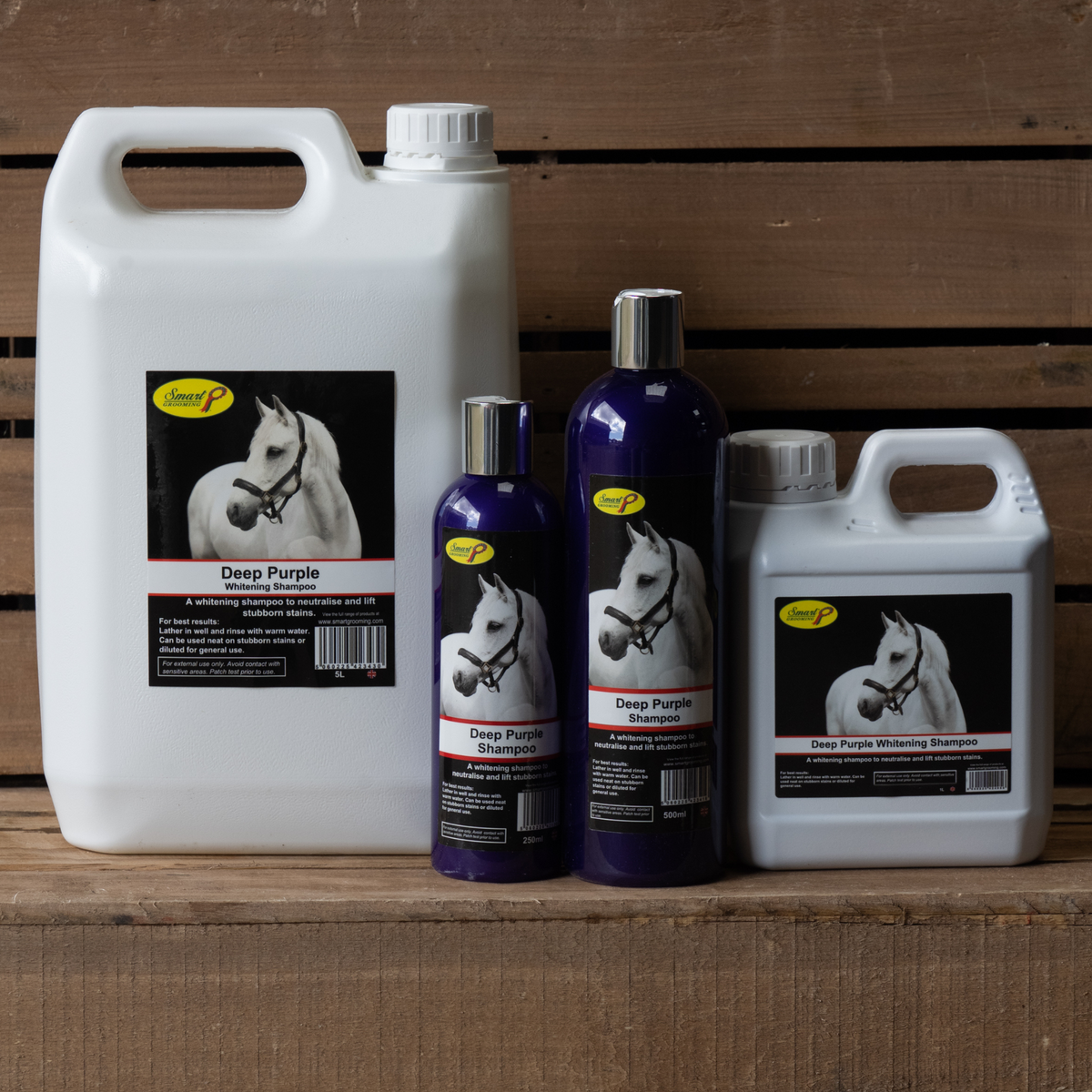 Smart Grooming Deep Purple Whitening Shampoo - N P Equestrian & Pet Supplies Ltd