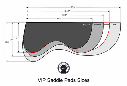 VIP Gold Large Saddle Pad