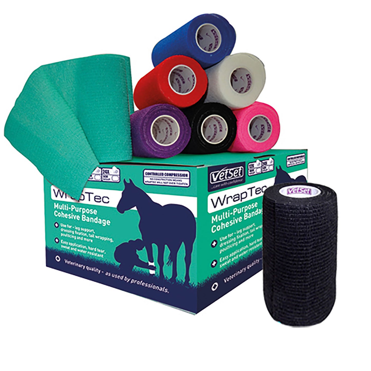 VetSet WrapTec Cohesive Bandage