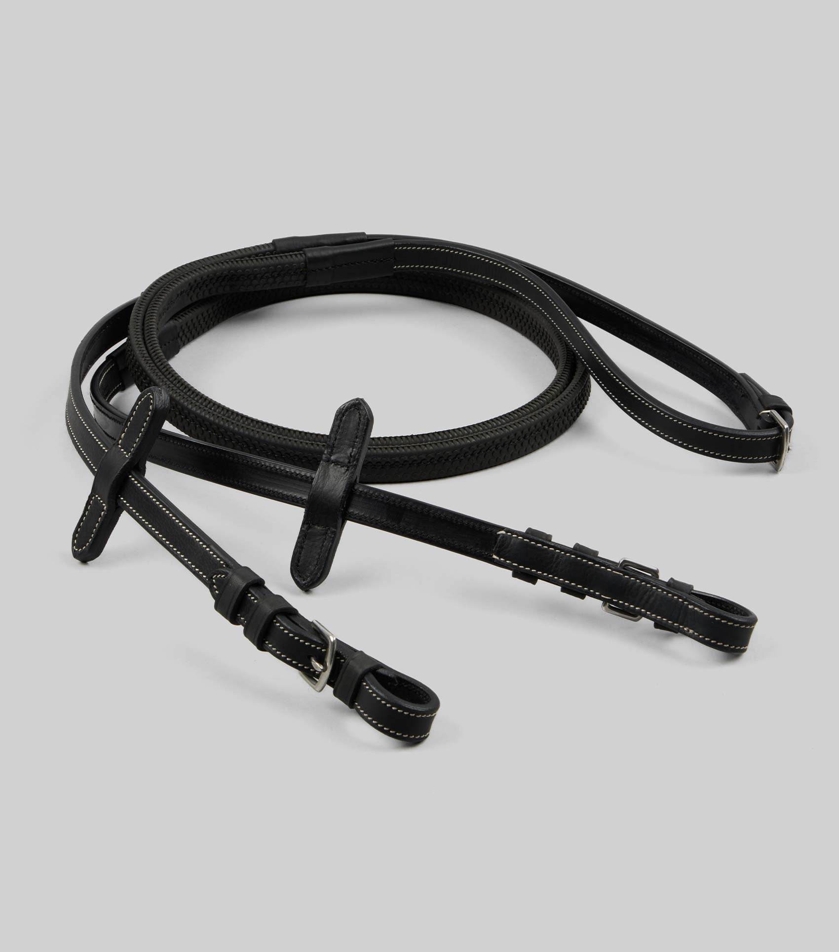 Premier Equine Veneto Rubber Grip Reins - N P Equestrian & Pet Supplies Ltd 