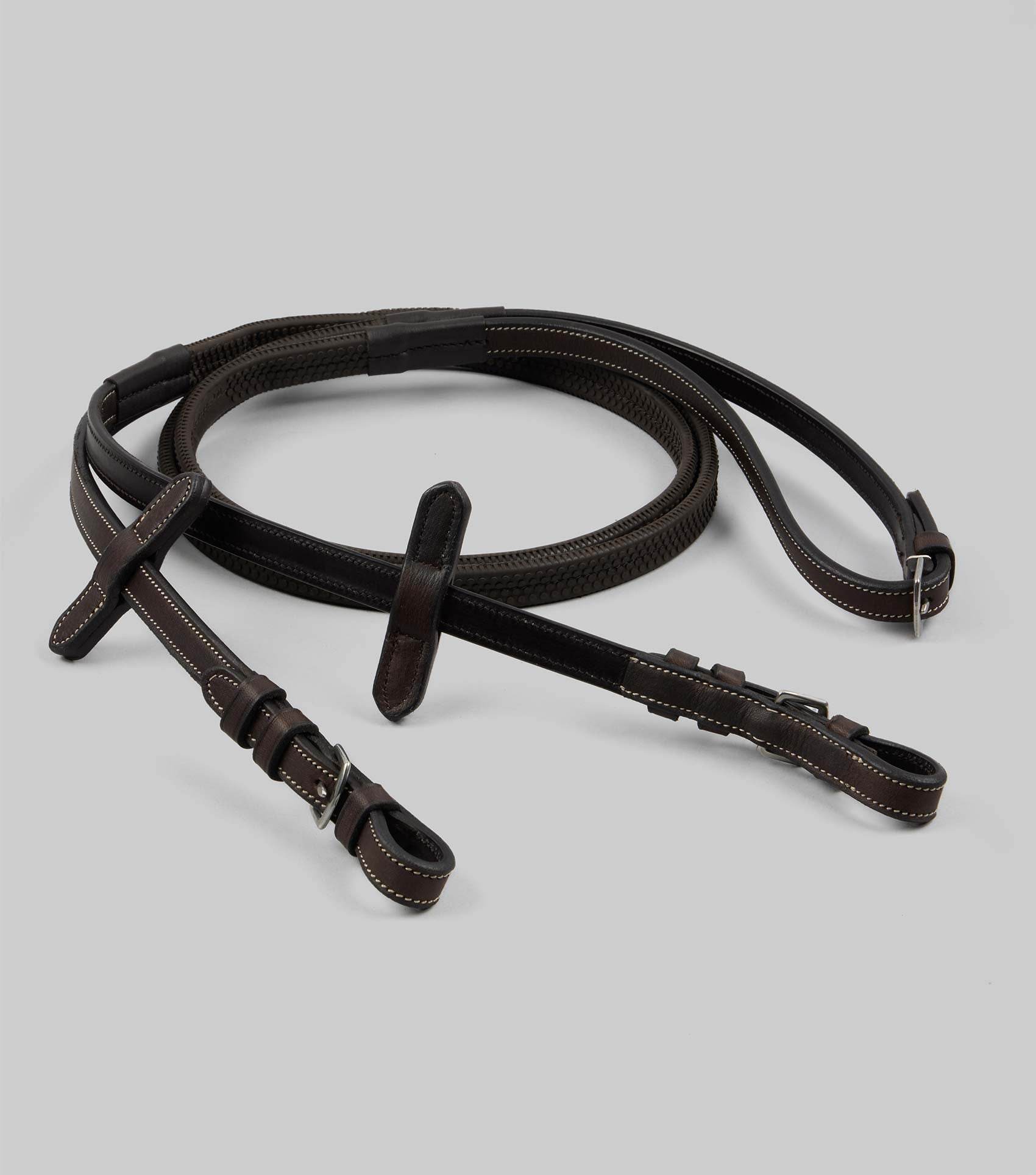 Premier Equine Veneto Rubber Grip Reins - N P Equestrian & Pet Supplies Ltd 
