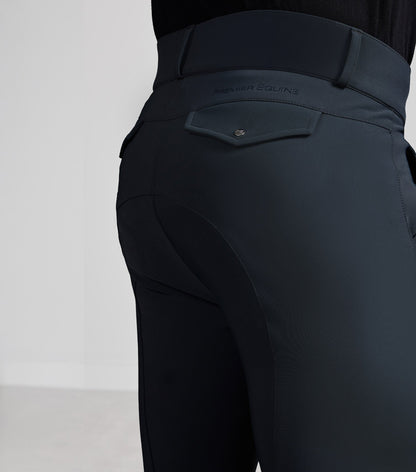 Premier Equine Verismo Men's Gel Knee Riding Breeches - Anthracite - N P Equestrian & Pet Supplies Ltd