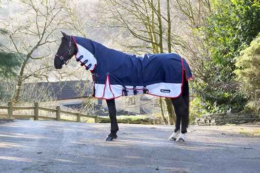 Whitaker R462 Rastrick V2 Airflo Turnout Rug Fixed Neck Navy
