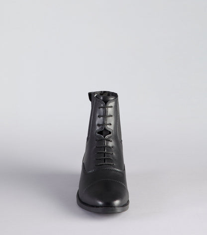 Premier Equine Acento Synthetic Paddock Boot Black