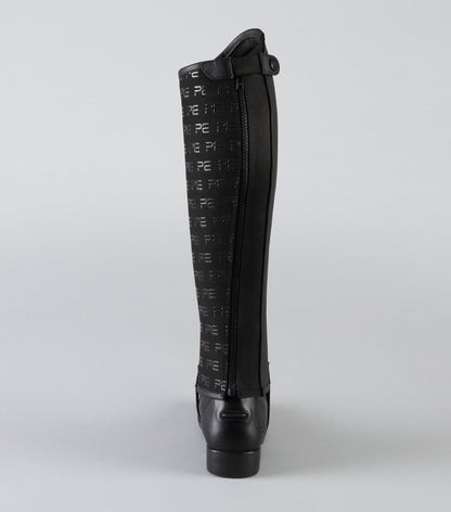Premier Equine Actio Leather Half Chaps Black