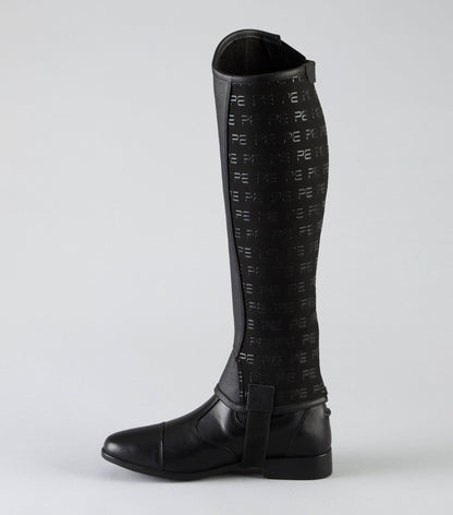 Premier Equine Actio Leather Half Chaps Black