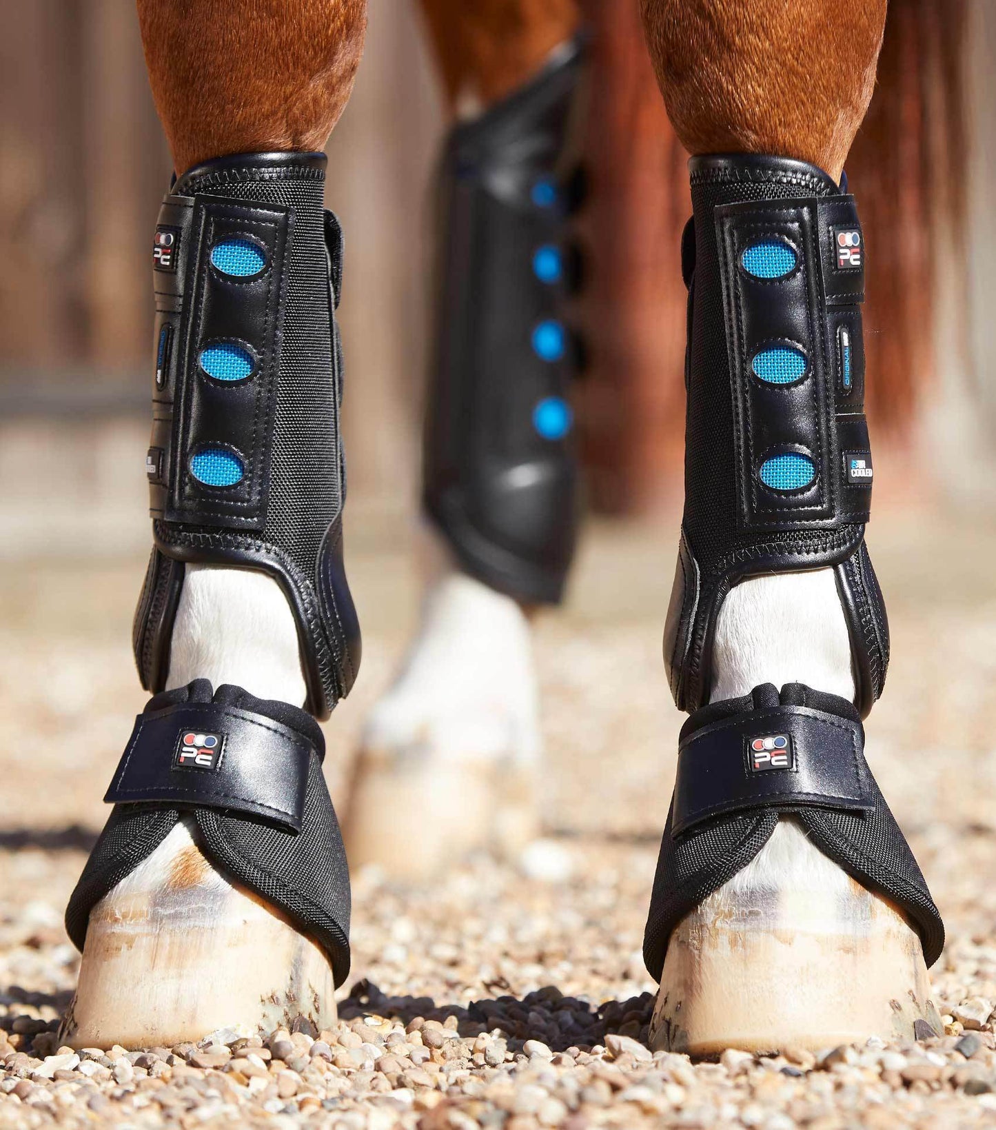 Premier Equine Air Cooled Original Eventing Boots - Front - N P Equestrian & Pet Supplies Ltd 