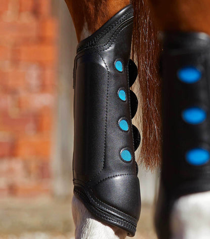 Premier Equine Air Cooled Original Eventing Boots - Hind - N P Equestrian & Pet Supplies Ltd 