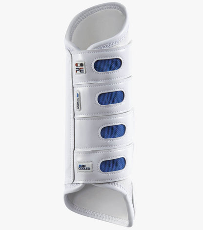 Premier Equine Air Cooled Original Eventing Boots - Hind - White