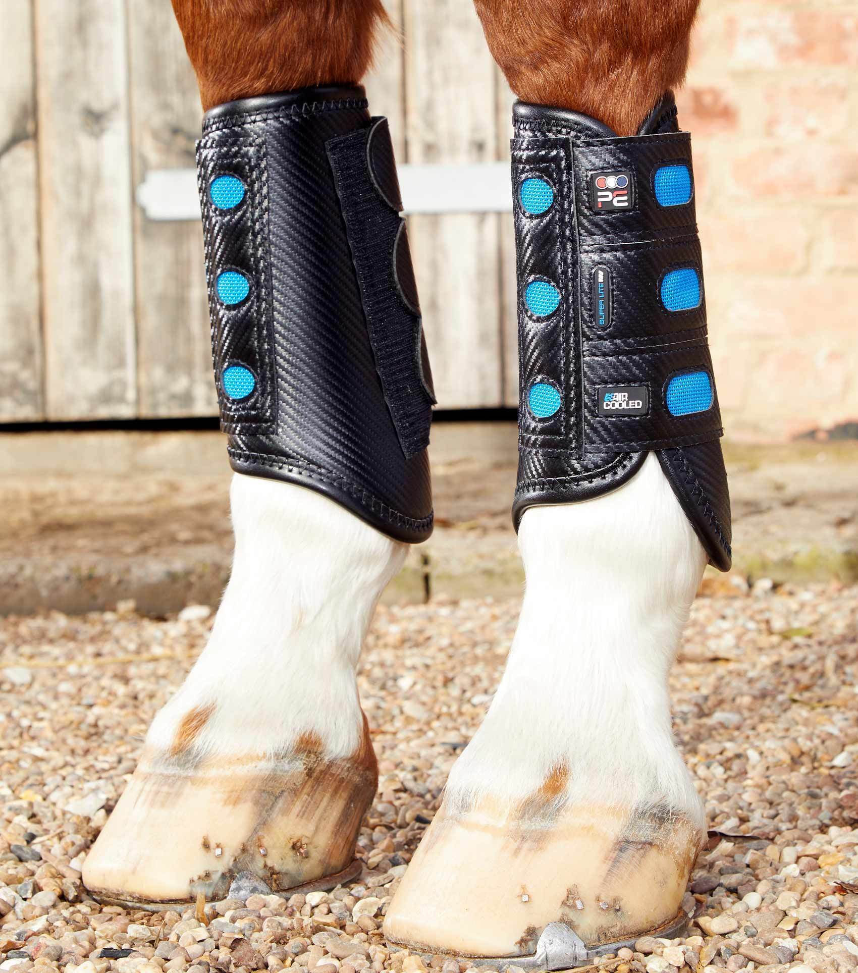 Premier Equine Air Cooled Super Lite Carbon Tech Eventing/Racing Boots - Front - N P Equestrian & Pet Supplies Ltd 