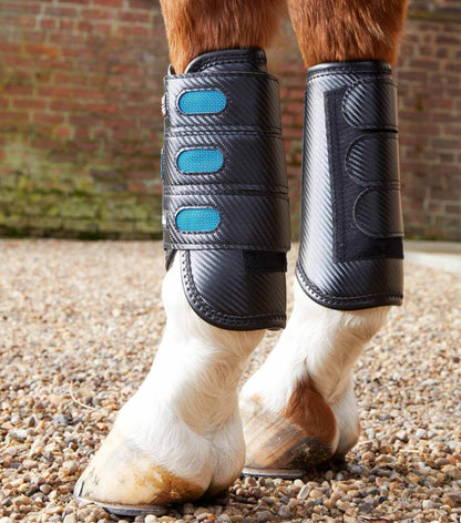 Premier Equine Air Cooled Super Lite Carbon Tech Eventing/Racing Boots - Front - N P Equestrian & Pet Supplies Ltd 