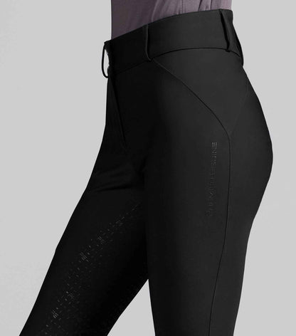 Premier Equine Amnis Women's Waterproof Gel Full Seat Riding Breeches - Black