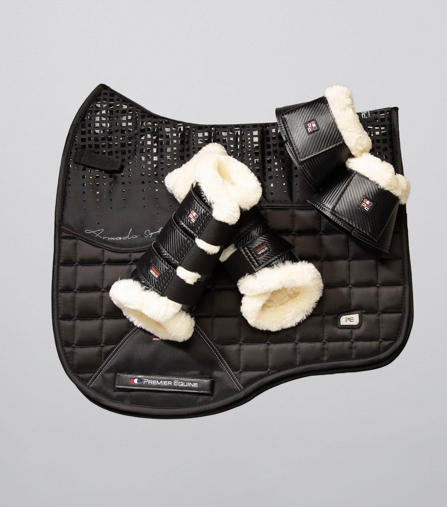 Premier Equine Armada Close Contact Dressage Square Black